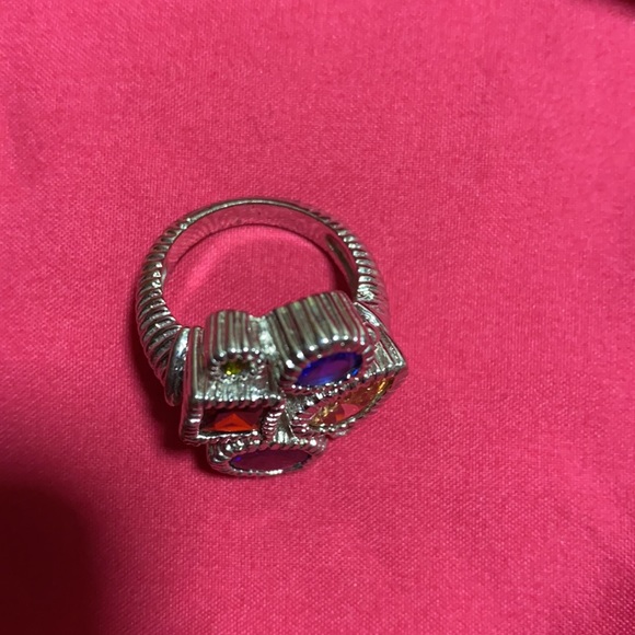 Colorful silver ring - Picture 4 of 4
